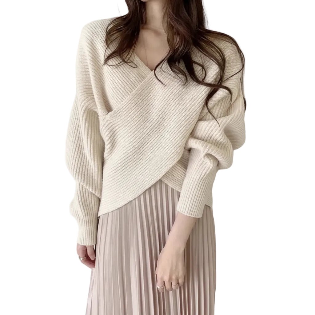 Women's Batwing Sleeve Loose Fit Pullover Sweater