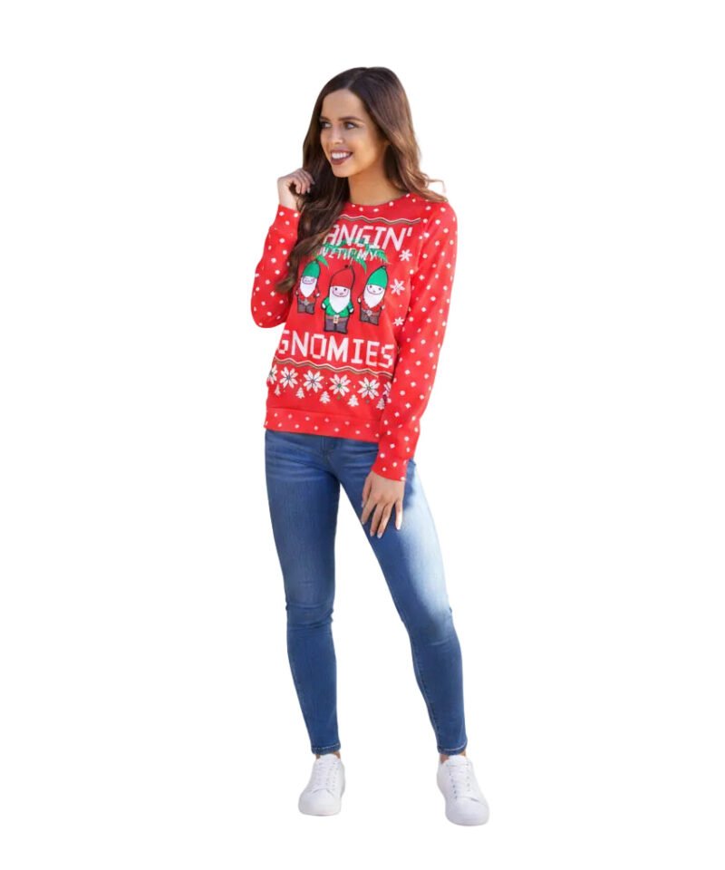 Women's Christmas Print Long Sleeve Casual Sweater