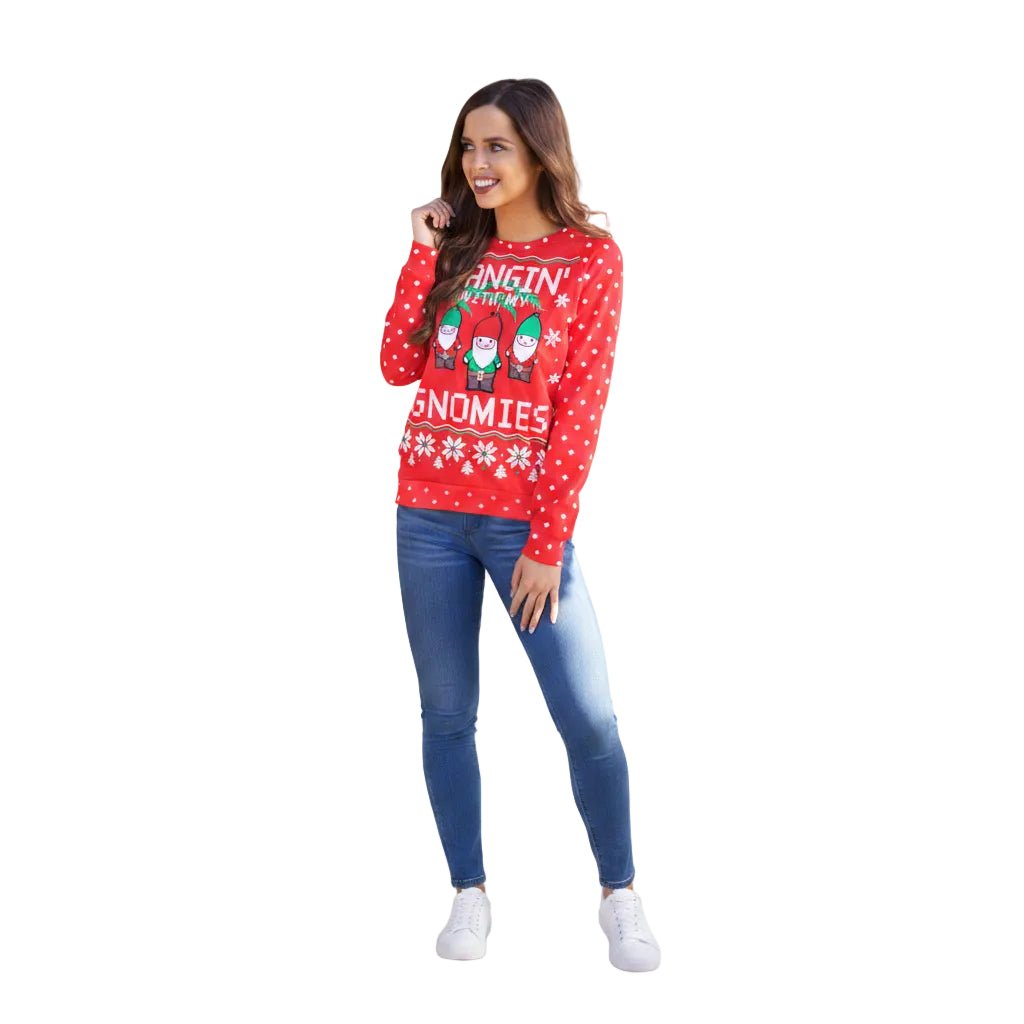 Women's Christmas Print Long Sleeve Casual Sweater