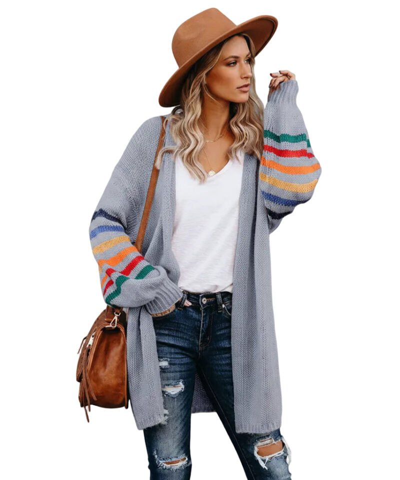 Women's Open Front Lightweight Knit Cardigan Sweater