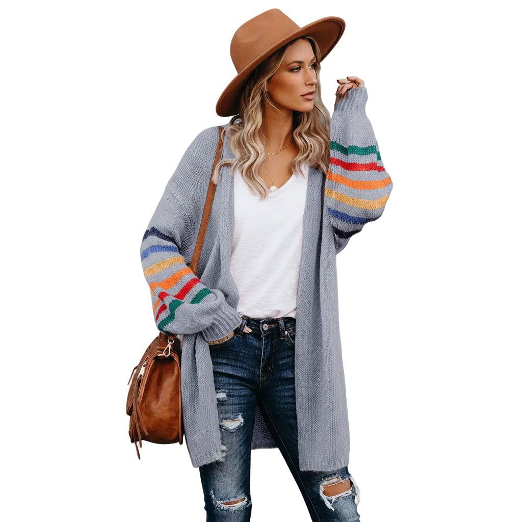 Women's Open Front Lightweight Knit Cardigan Sweater