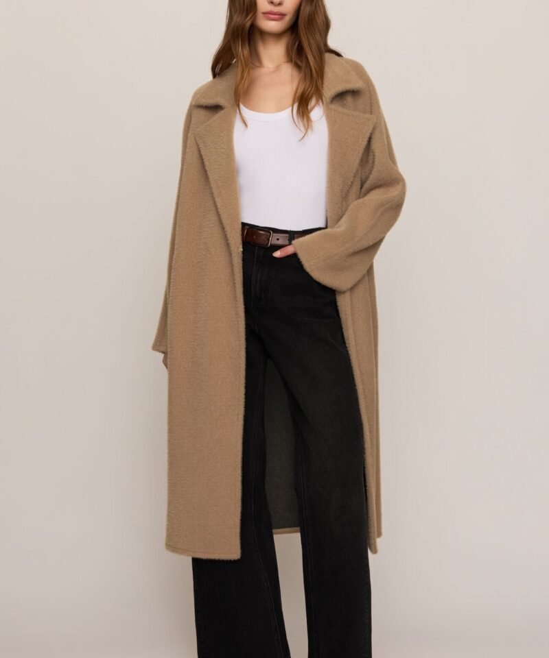 Crosby Cocoon Coat- Light Toffee
