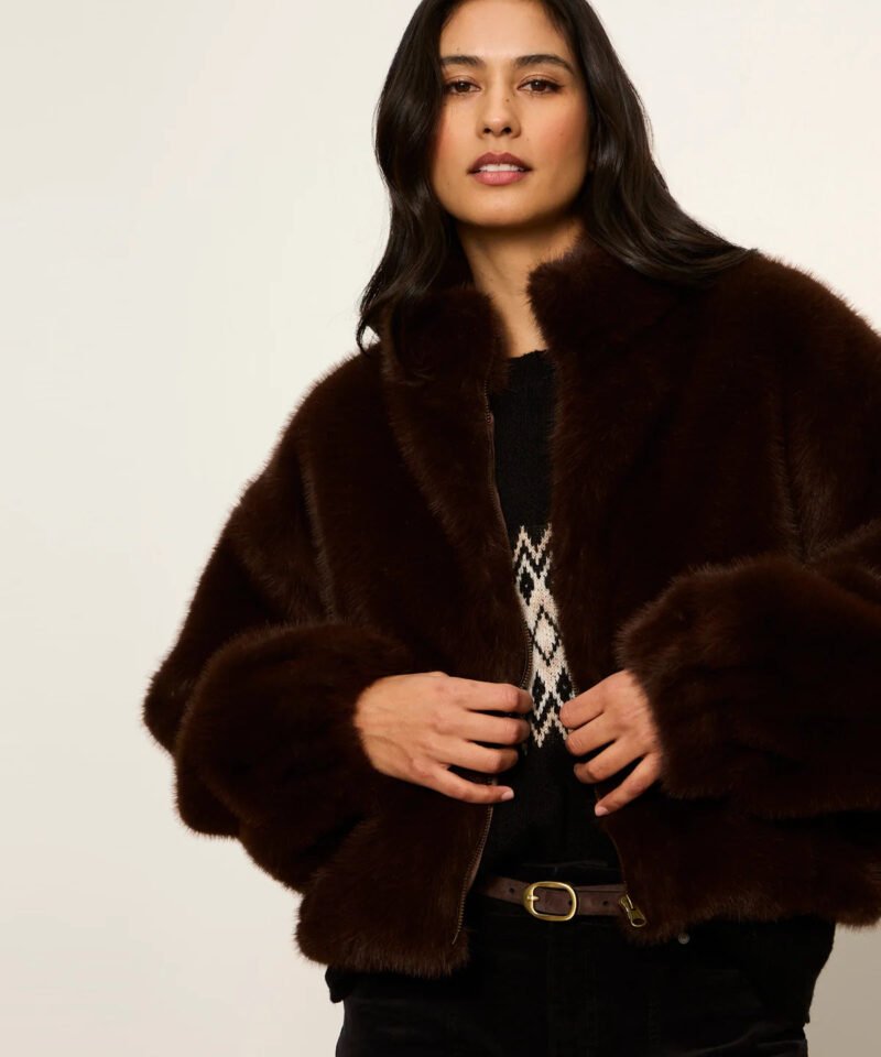 Everest Fur Bomber- Espresso Martini