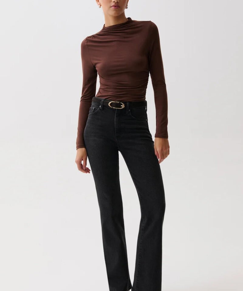 Evie High Rise Slim Boot- Jetset
