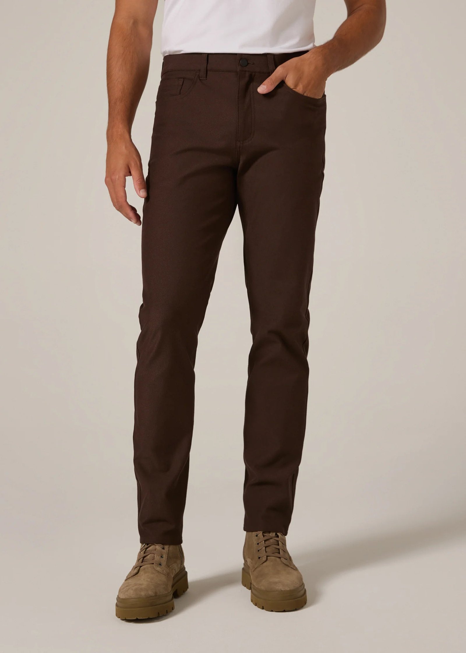 Baron 5-Pocket Pant- Walnut