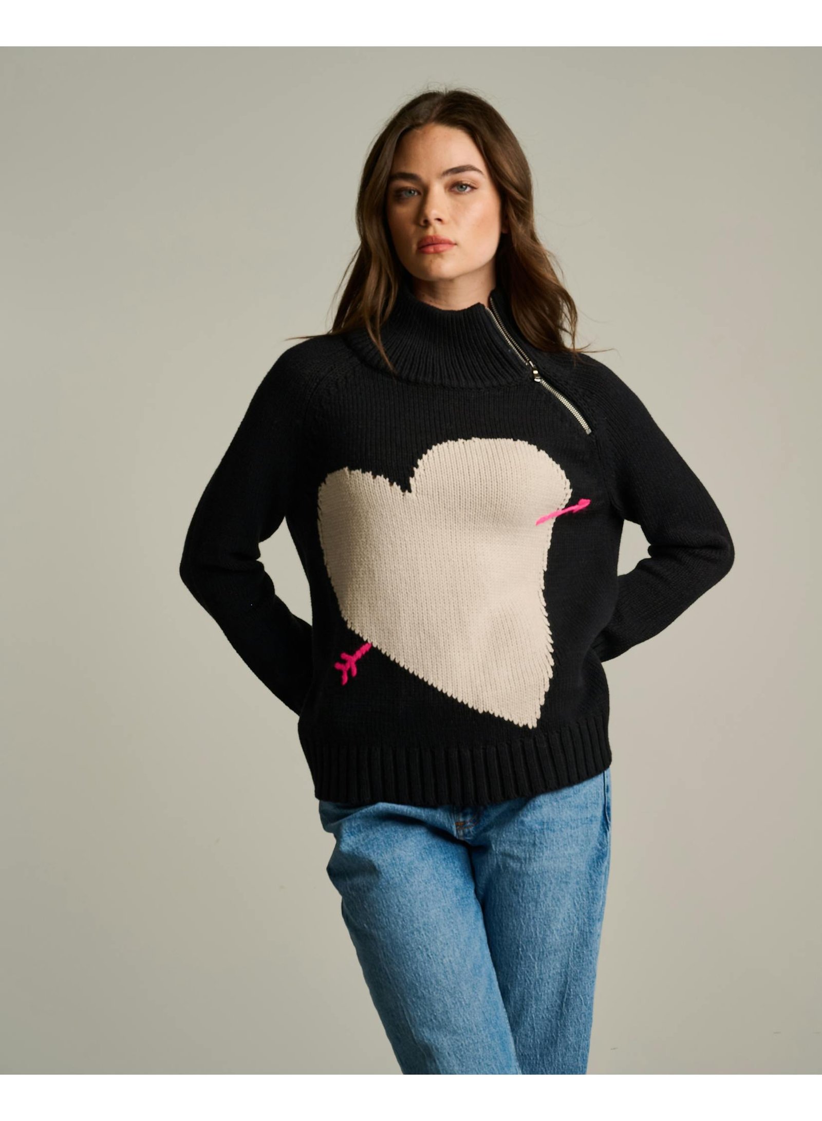 Take Aim Sweater- Black