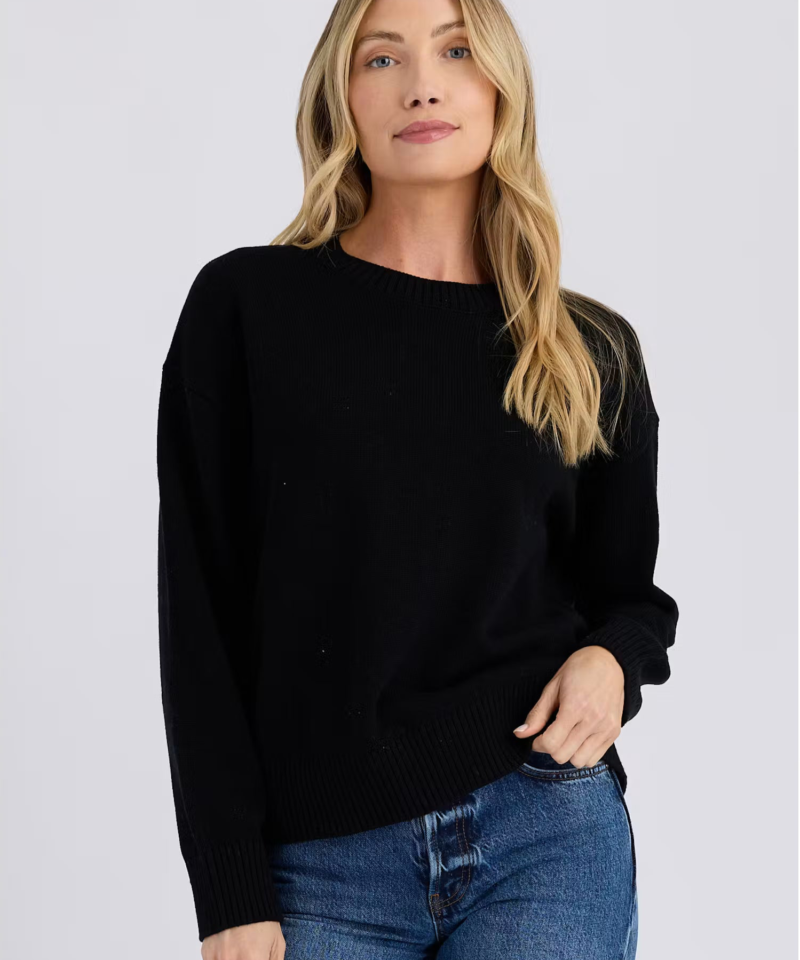 Paloma Crewneck- Black